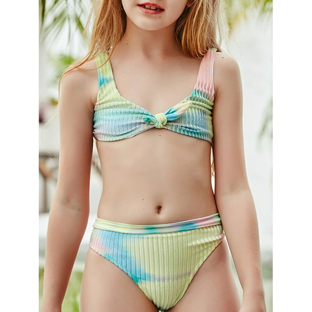Girls Swimwear Swimsuit Lace Bikini set suit Swimming Costume Age 11-16 years